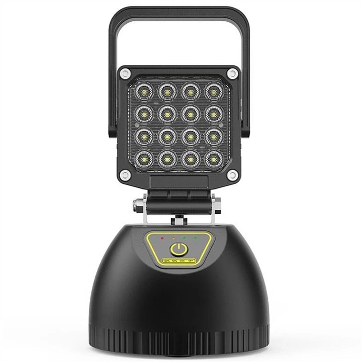 Luz de trabalho LED alimentada por bateria magnética