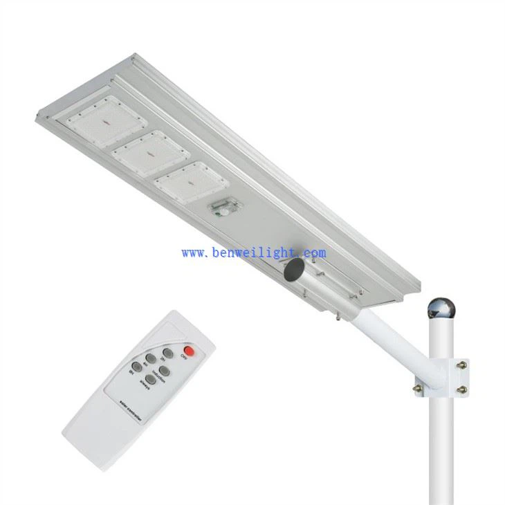 remote led solar street light