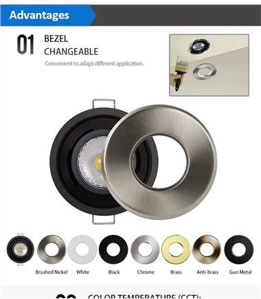 Downlights de armário