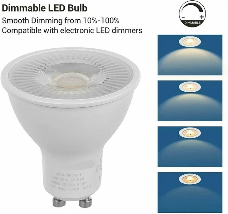 Lâmpada regulável LED GU10