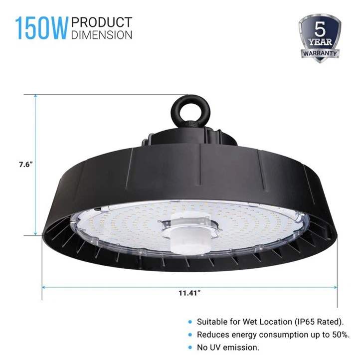 High Bay LED Light UFO with Motion Sensor 3