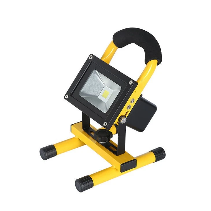 Holofote LED recarregável para exterior com bateria IP65