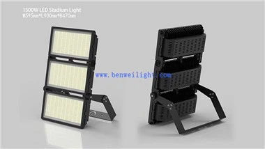 Iluminação LED para campo de futebol