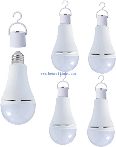 Lâmpadas LED de emergência recarregáveis ​​9W