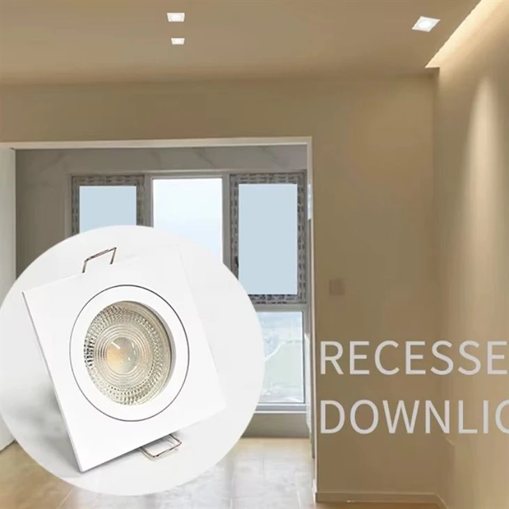 Modern Swivel Square Adjustable LED Recessed Ceiling Downlight price