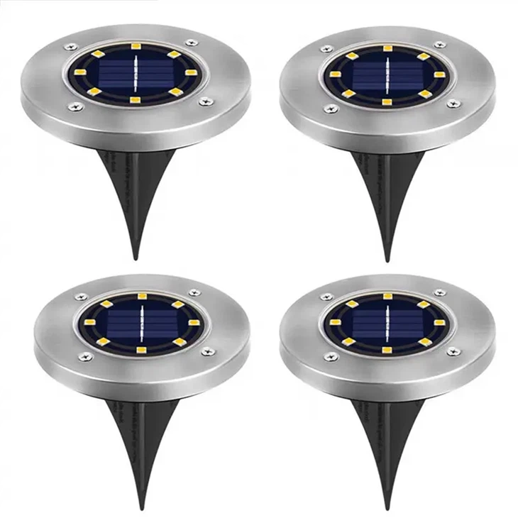 Solar-powered ground lights upgrade outdoor garden waterproof and bright ground lighting best