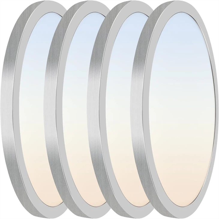 Luz de teto LED de montagem embutida 24W 2400LM 3000K/4000K/5000K 3CCT selecionável