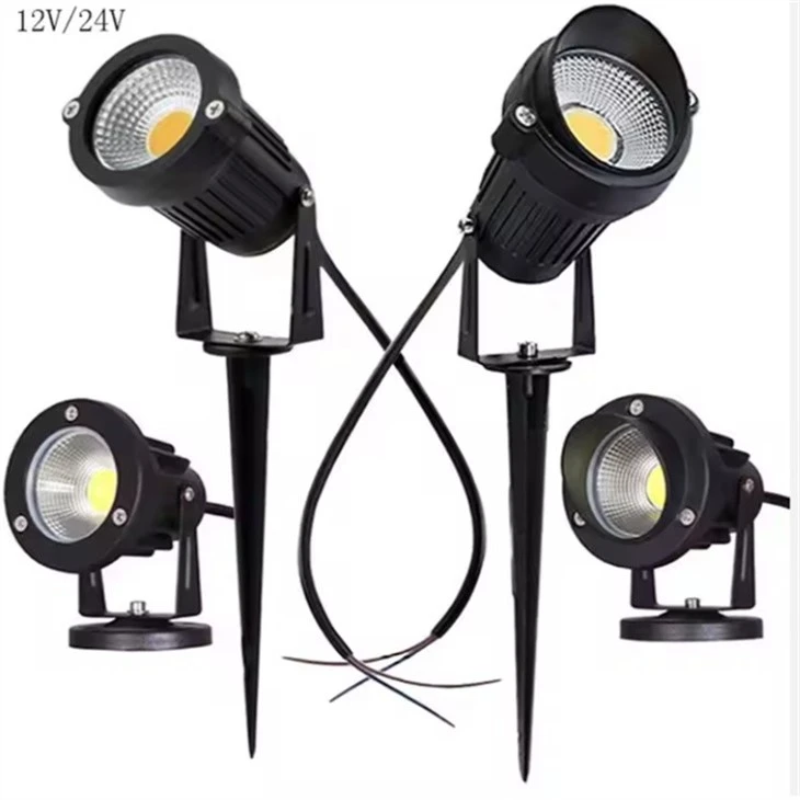 outdoor spike lights