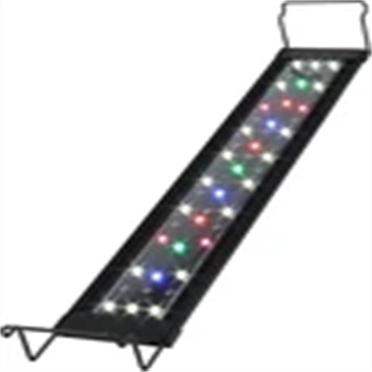 Luz LED de aquário para tanque de peixes de 18-24 polegadas, brilho ajustável