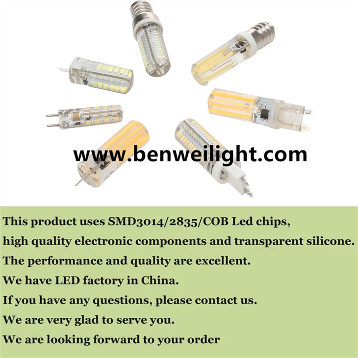 Lâmpadas de cápsula LED: G4/G9/E14, 12V AC/DC, alternativa de halogênio para economia de energia