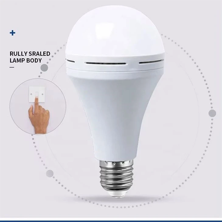 Lâmpada LED recarregável de emergência - LSA60E27