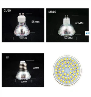 LED Spotlight Light Bulbs E27/GU10/MR16 4W SMD Bulb best