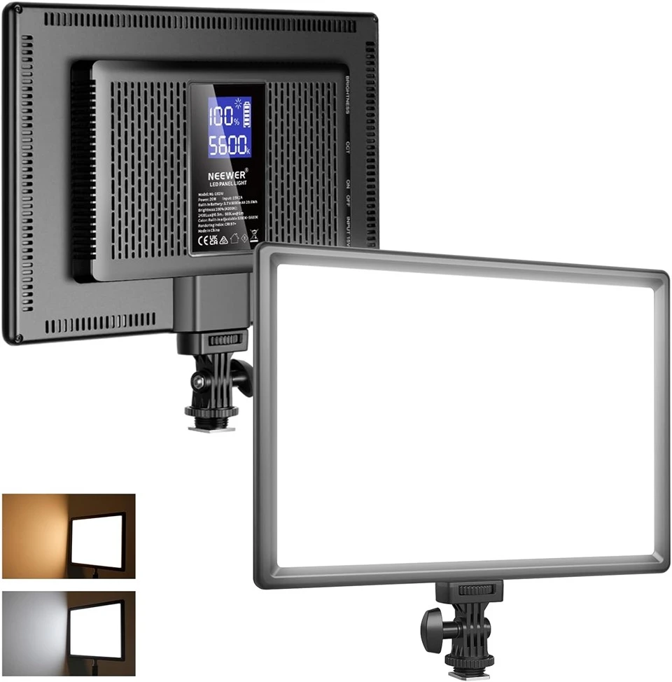 Luz de estúdio de painel de luz de vídeo LED