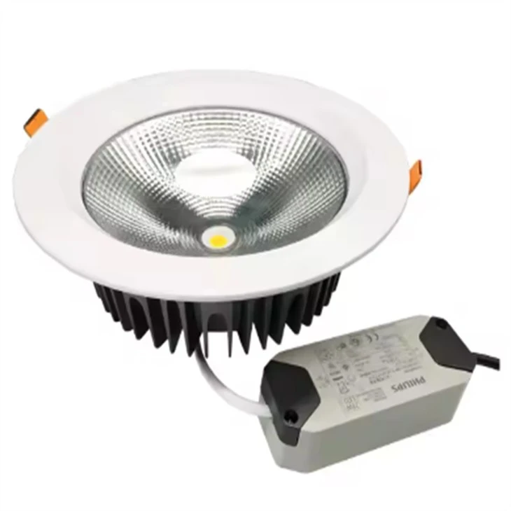 Luzes de teto LED ajustáveis ​​embutidas em lata