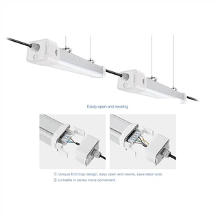 O diodo emissor de luz Triproof do sensor da micro-ondas 140LM/W ilumina 40W/60W IP65