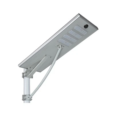 50W All In One Outdoor Solar Powered LED Street Lights com painel solar