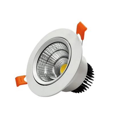 Lâmpada embutida LED COB redonda 5W