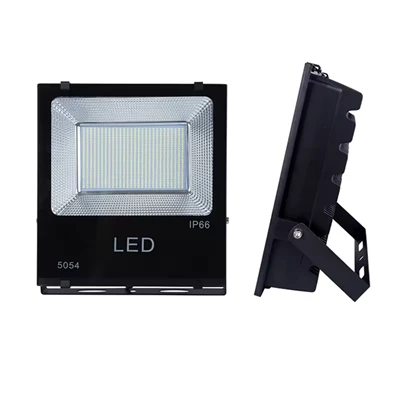 Holofote LED de cor preta