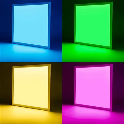 Painel de luz LED DC24V RGB 600x600