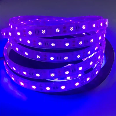 Ip68 365nm Uv C Blacklight Led Strip Light 120 Leds/m 2835