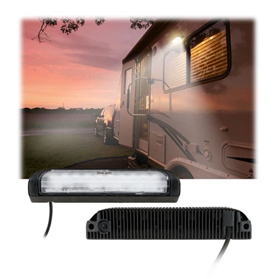 RV CustomerAdmin/IPSsual-Luz externa colorida (5/9") - LED branco/âmbar para trailers/caminhões/varandas