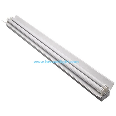 Suporte de luz de ripa LED simples/duplo T8