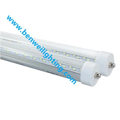 Tubo LED Fa8 T8 8 pés|V-Perfil|18W/36W 140lm/W Pino único-
