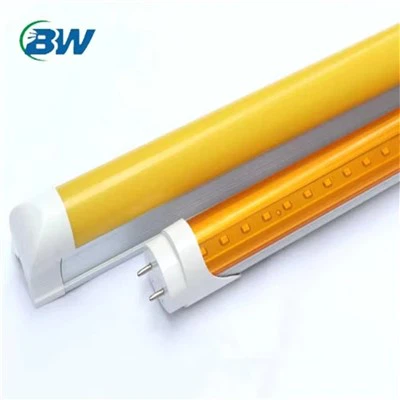 Tubo de cobertura amarelo luzes LED tubo anti UV